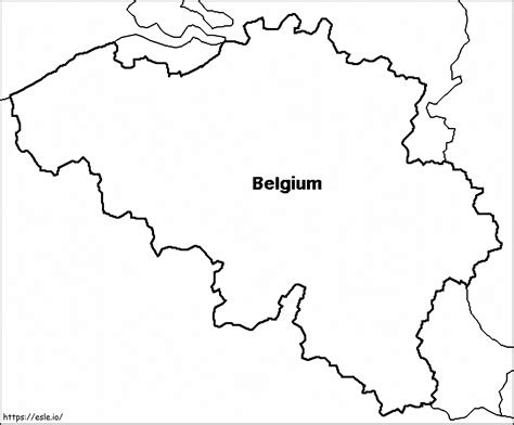 Belgium Map Outline Vintage Amazing Belgium Travel Stamp With Map