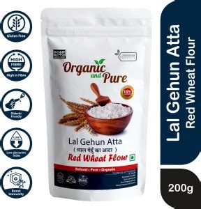 Organic and Pure Hard Red Wheat Flour, Lal Gehu Ka Atta Price in India ...
