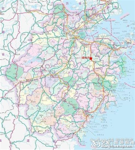 浙江省地图二 - 图片 - 艺龙旅游指南