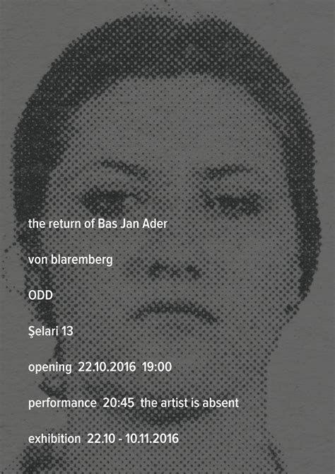 The Return of Bas Jan Ader – ODD