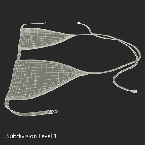 bikini underwire bra 3d c4d