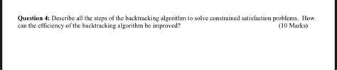 Constraint satisfaction Backtracking Algorithm 的图像结果