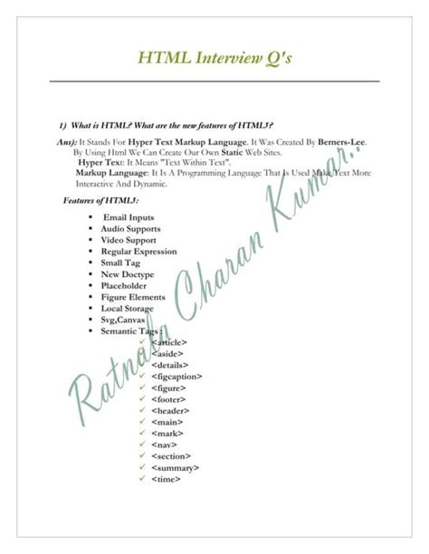 Image result for HTML5 Interview Questions for Freshers