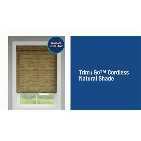LEVOLOR 60-in x 64-in Cinnamon Light Filtering Cordless Roman Shade ...