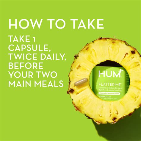 Flatter Me | Best Bloat Relief Supplement with Digestive Enzymes - HUM ...