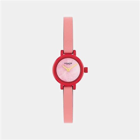 Coach Gracie Women Pink Calf Watch 14503991 – Just In Time