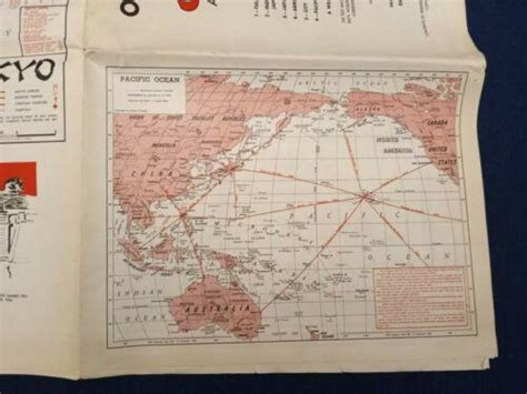Occupation Map Japan And The Far East 1945 | #3820672541