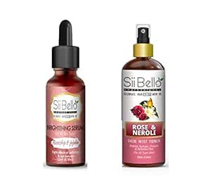 SII BELLO Unisex Professional Brightening Face Serum (15 ml) Fights ...