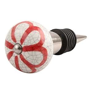 Buy Indian-Shelf Bottle Cork | Sunflower Wine Stopper | Ceramic Glass ...