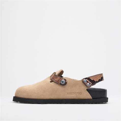 Tokio II Lined 1774 Leather Natural Snake Brown | BIRKENSTOCK