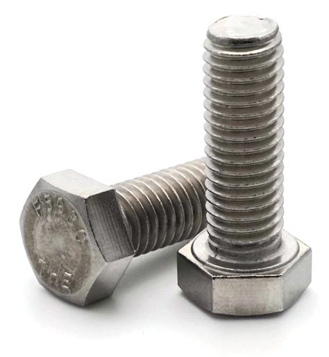 Amazon.com: Hex Tap Bolt 18-8 Stainless Steel - 1/4"-20 x 1-1/2" Qty ...
