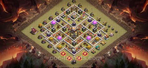 Best Anti 2 Stars War Base TH11 with Link, Anti Everything - Town Hall ...