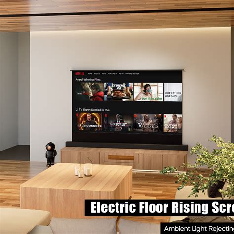 ALR Electric Floor Rising Screens สำหรับ Standard Throw | Shopee Thailand