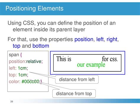 Image result for Postion Linear HTML