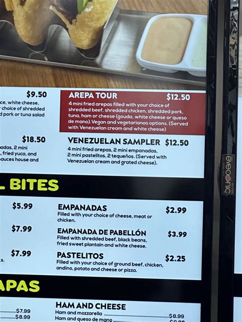Carta del restaurante Arepa Grill Doraville, Doraville