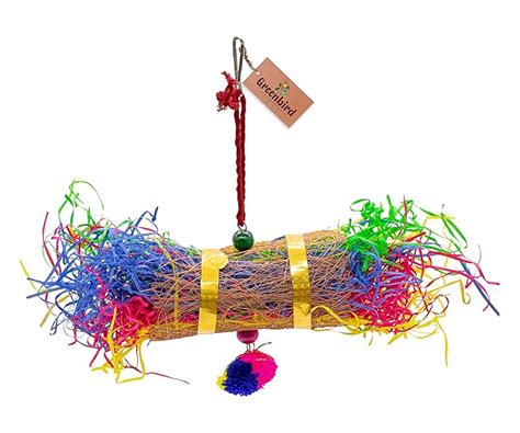 GREENBIRDS Toys Paper Foraging Paper Shredded Toy for Birds Chew Toy ...