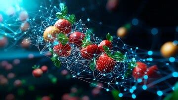 Digital food traceability network with interconnected icons ...