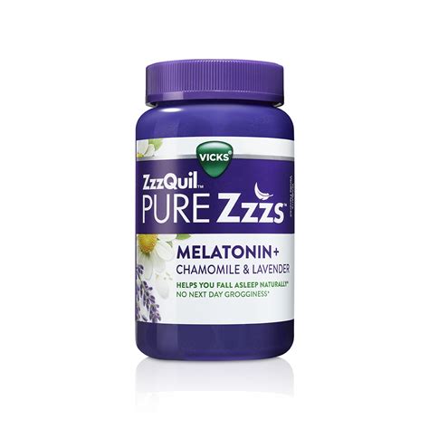 ZzzQuil PURE Zzzs Muscle Relaxation Melatonin Sleep Aid Gummies | ZzzQuil