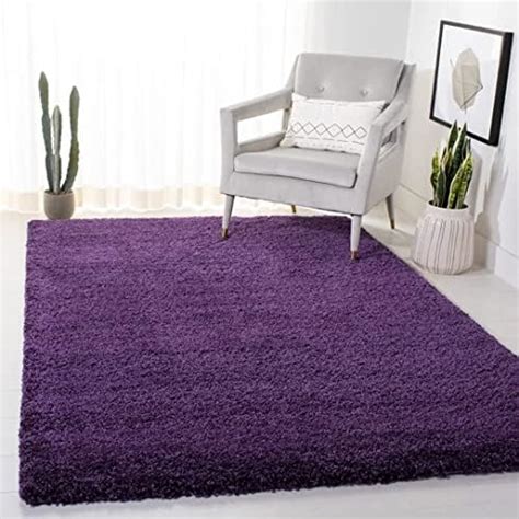Buy Jai Durga Home Furnishing Floral Rug (Purple, Polycarbonate ...