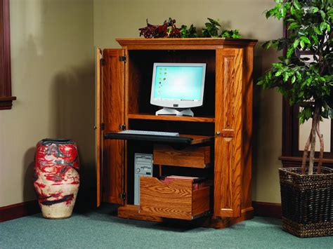 Computer Table with Cabinet 的图像结果