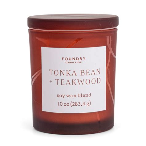 Foundry Candle Co. Tonka Bean & Teakwood Scented Soy Candle - Shop ...