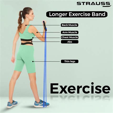 Strauss Triple Resistance Tube with PVC Handles, Door Knob & Carry ...