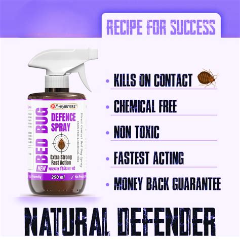PrettyBUYERS Bed Bug Defence Spray Safe to Use | Bedbug Killer ...