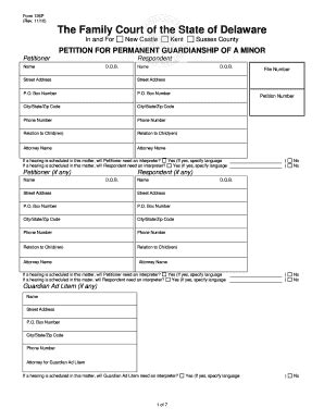 Fillable Online permanent guardianship form Fax Email Print - pdfFiller