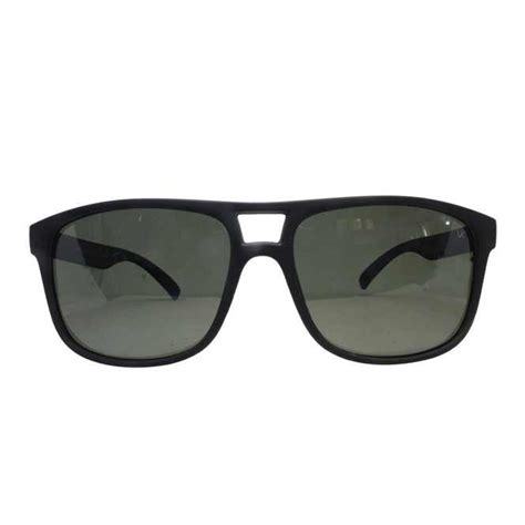 Green Black Rectangle Sunglasses 21833P