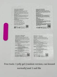 24 pezzi di unghie finte estive a forma ovale, con motivi multicolore ...