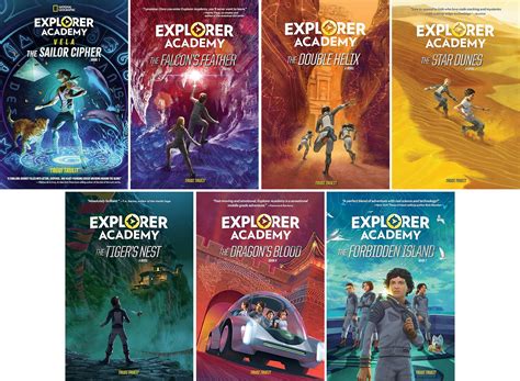 The Explorer Academy Series. 7 Books collection set. Sailor Cipher, Falcon's Feather, Double ...