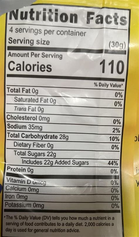 I want to know how many calories I ate in four jelly beans. : r ...