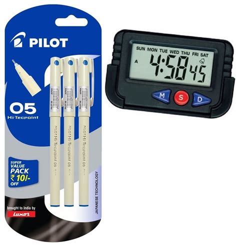 Pappi Boss 05 Plastic Pilot Hi-Techpoint Value Pen and Car/table Alarm ...