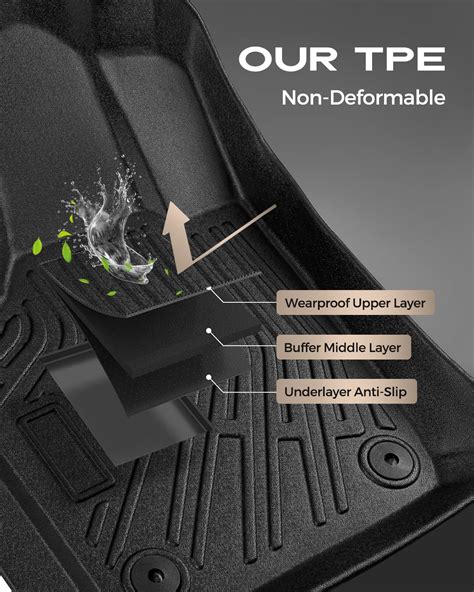 Cargo Liner MAXLINER Floor Mat & Set For 2016-2018 Dodge Durango With ...