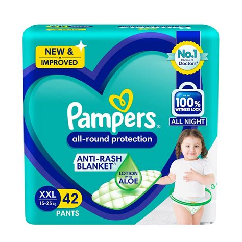 Pampers All-Round Protection Diaper Pants XXL, 42 Count Price, Uses ...