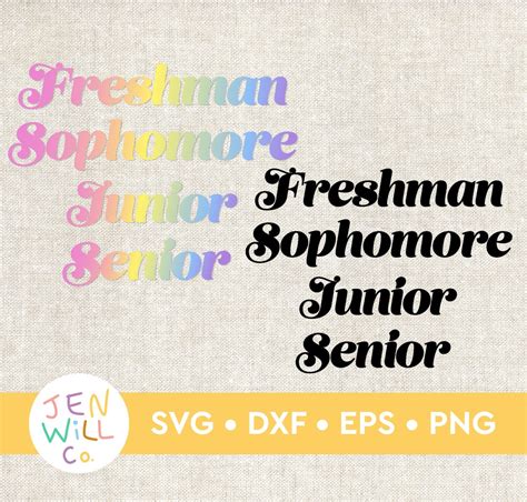 High School Svg Bundle, 9-12th Grades, Freshman, Sophomore, Junior ...
