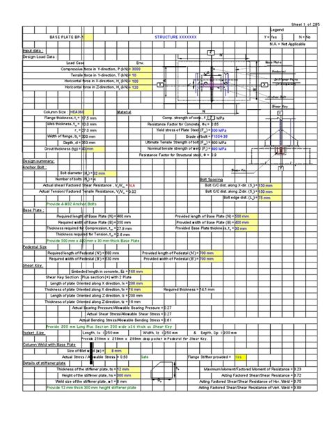Image result for Anchor Bolt Projection Column Base Plate
