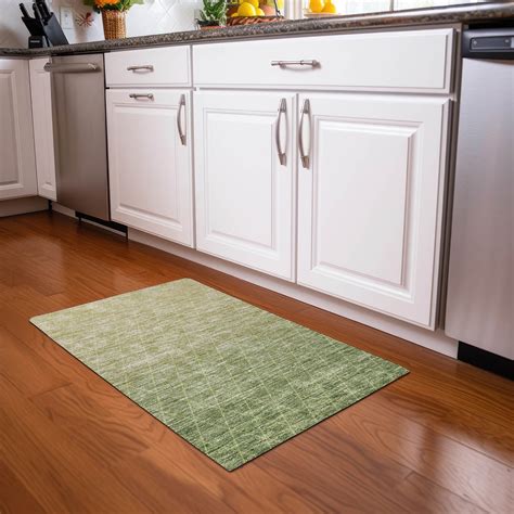 Addison Rugs Chantille Indoor/Outdoor Transitional Geometric Aloe ...