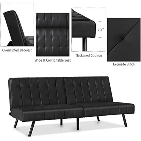 LUARANE Convertible Sofa Bed, Modern Futon Sleeper India | Ubuy