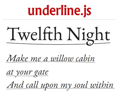 How to Underline Text in JavaScript 的图像结果