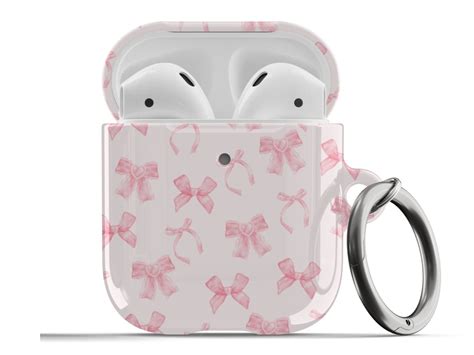 Pink Bows Coquette Airpods Case for Airpods 1st 2nd Generation, Airpods ...