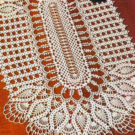 Image result for Crochet Oval Table Runner Pattern
