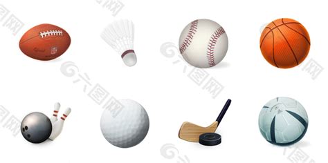 多种体育运动球类网页UI素材免费下载(图片编号:1710681)-六图网