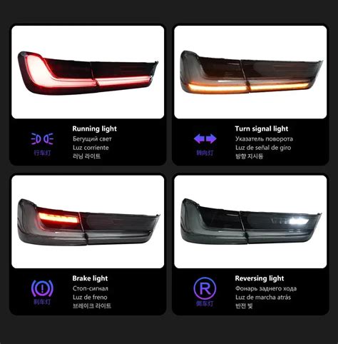 Car Lights for BMW G20 G28 LED Tail Light 2019-2021 325I 320I Rear Fog