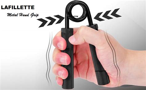 Buy LAFILLETTE 150 lbs Metal Hand Gripper Forearm Wrist Heavy Strength ...