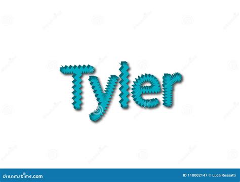 Name Tyler Stock Illustrations – 6 Name Tyler Stock Illustrations ...
