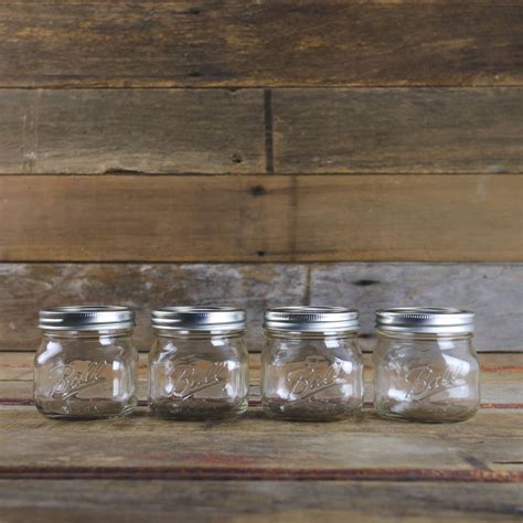 Ball Collection Elite Brushed Silver Wide Mouth Pint Canning Jars
