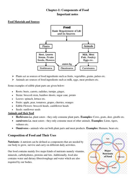 Science Components of Food 的图像结果