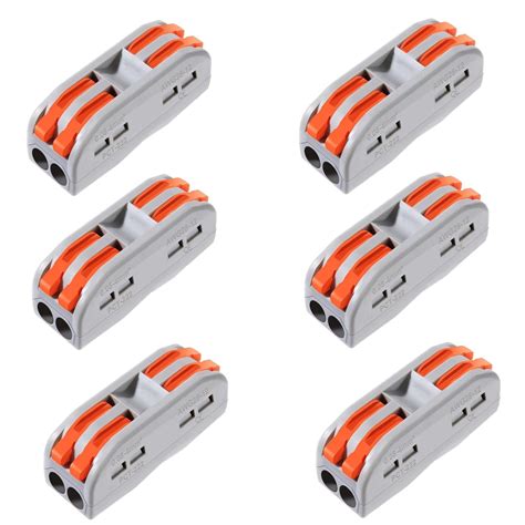 ROBOWAY 2 Conductor Compact Splicing Wire Connectors Circuit Inline ...