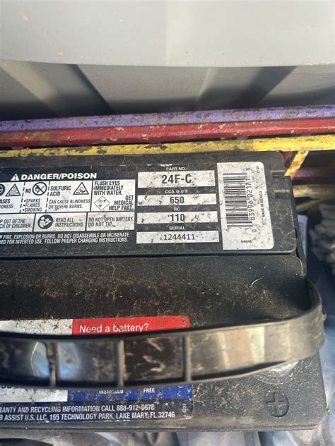 AAA 24F-C car battery- purchased 4 months ago | eBay